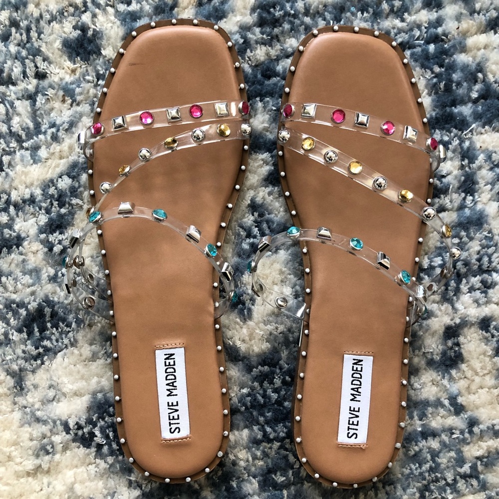 {BRAND NEW} STEVE MADDEN Rhinestone Sandals